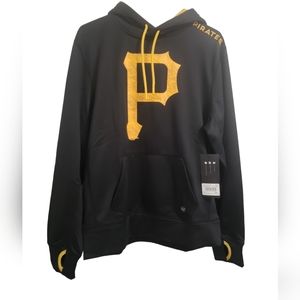 MLB Official Pirates Mens Hoodie/Hooded Pullover '47 Forward Size Medium
